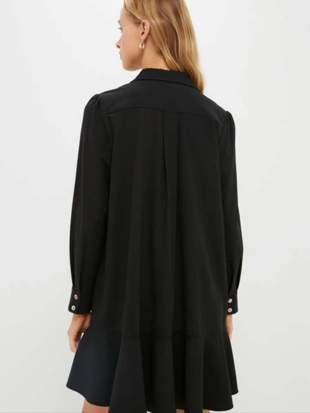 Pomander Place x Tuckernuck Callahan Shirt Dress Black Size M - Picture 4 of 15